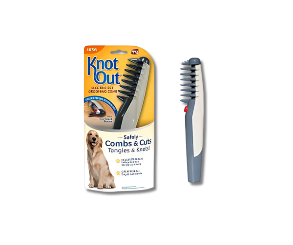 CEPILLO ELIMINADOR DE PELO PARA MASCOTAS KNOT OUT QH497-6